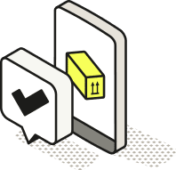 Icon representing order processing